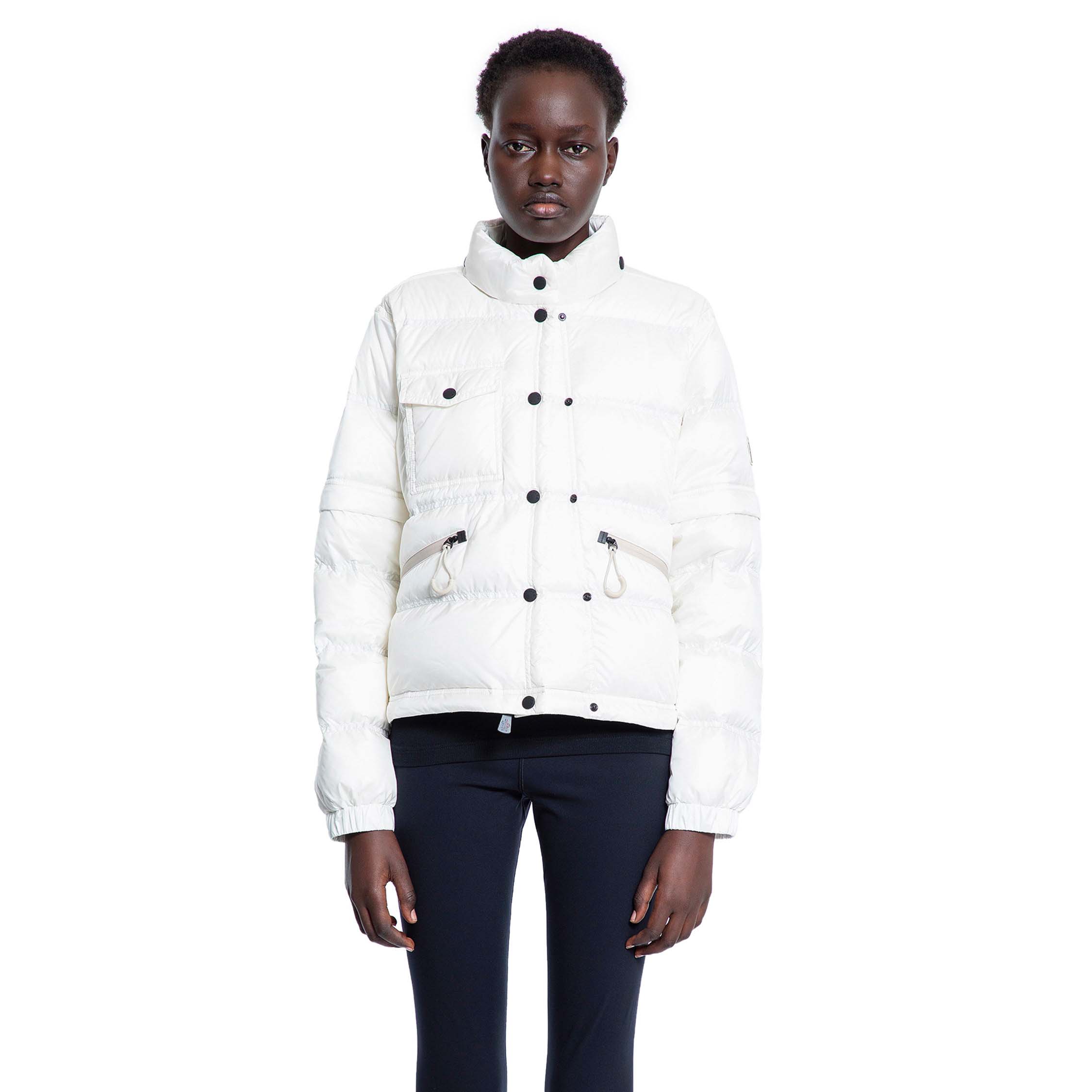 MONCLER GRENOBLE WOMAN WHITE JACKETS
