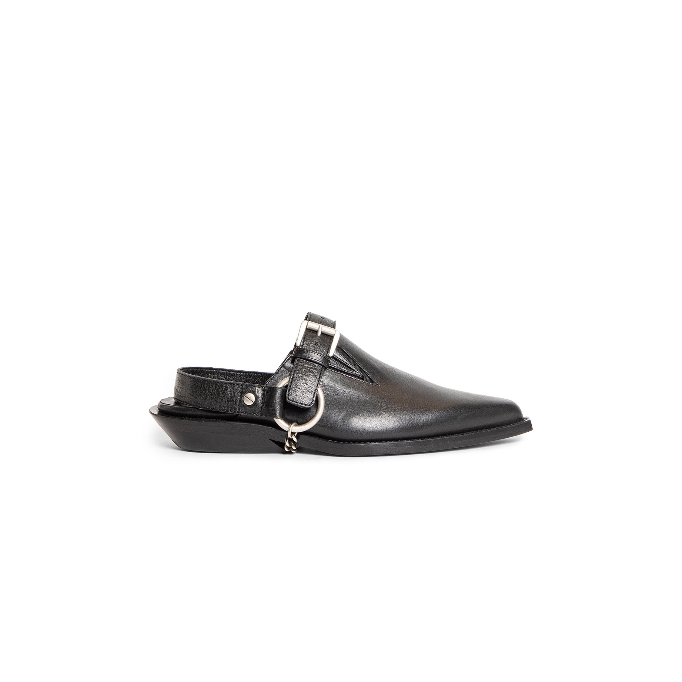 ANN DEMEULEMEESTER WOMAN BLACK FLATS