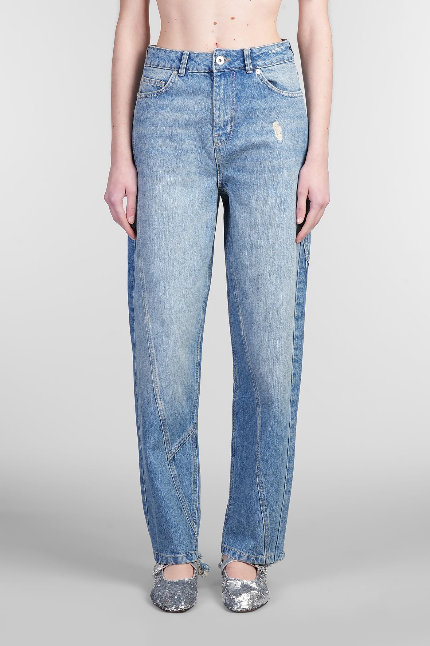 HALFBOY Jeans In Blue Denim