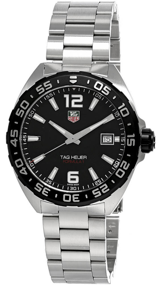 TAG HEUER Formula-1 Quartz Steel Black Dial Men's Watch WAZ1110.BA0875