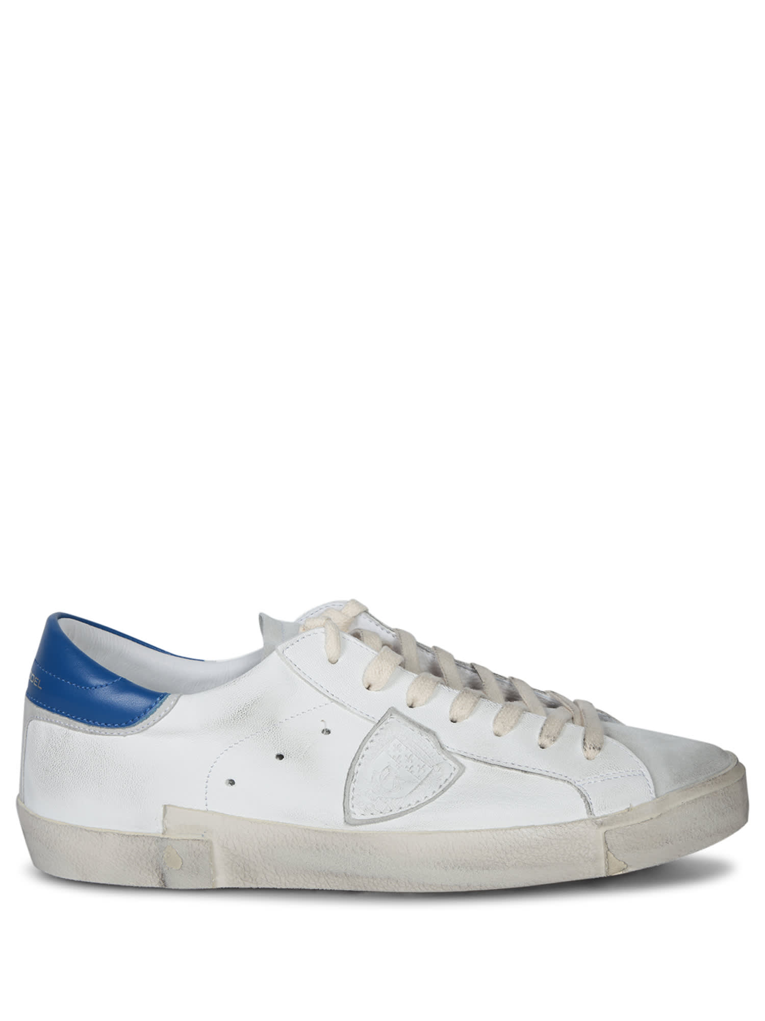 Philippe Model Prsx Low White-blue Sneakers