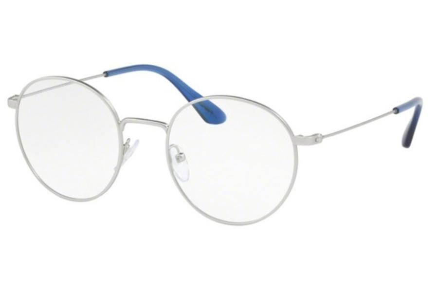 Prada Phantos Matte Silver 1AP1O1 Metal Frame Men's Eyewear 0PR 64TV