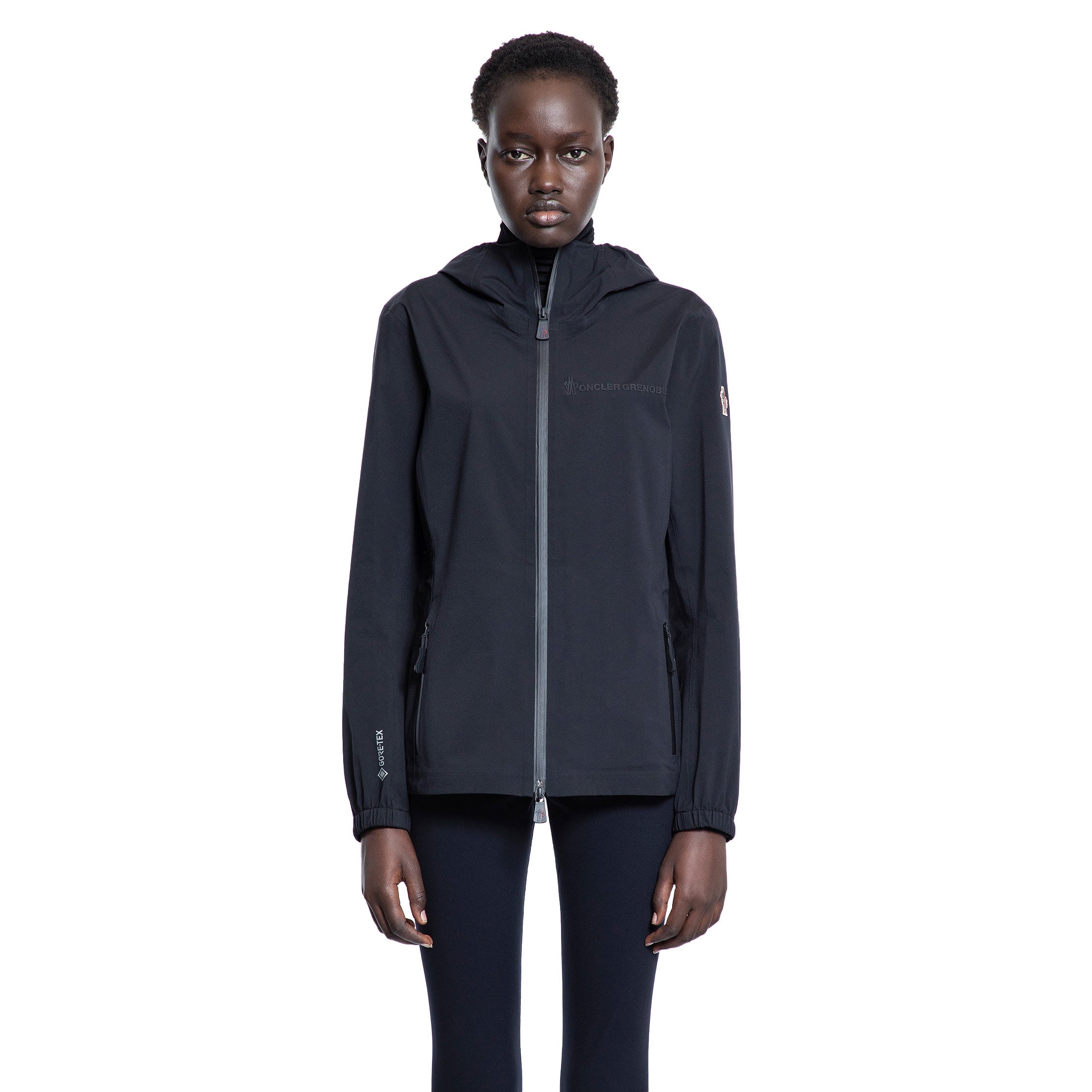 MONCLER GRENOBLE WOMAN BLACK JACKETS