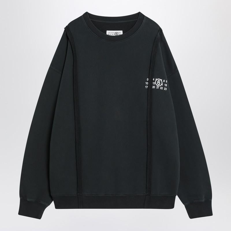 Mm6 Maison Margiela Sweatshirt With Numeric Logo In