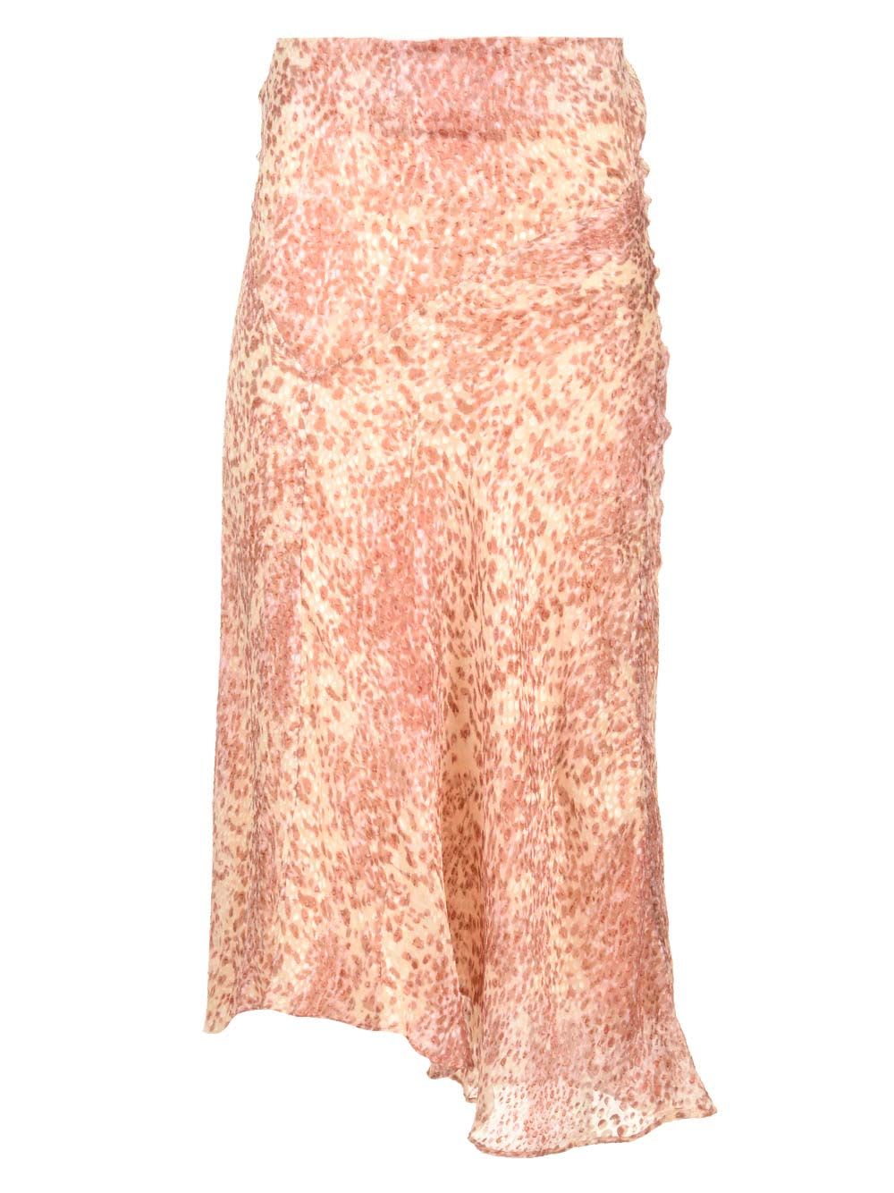 Isabel Marant lisanne Printed Midi Skirt