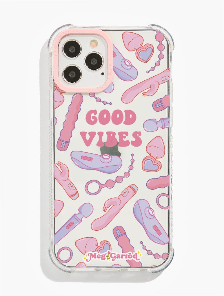 Meg Garrod x Skinnydip Good Vibes Shock i Phone Case, i Phone 14 Plus Case
