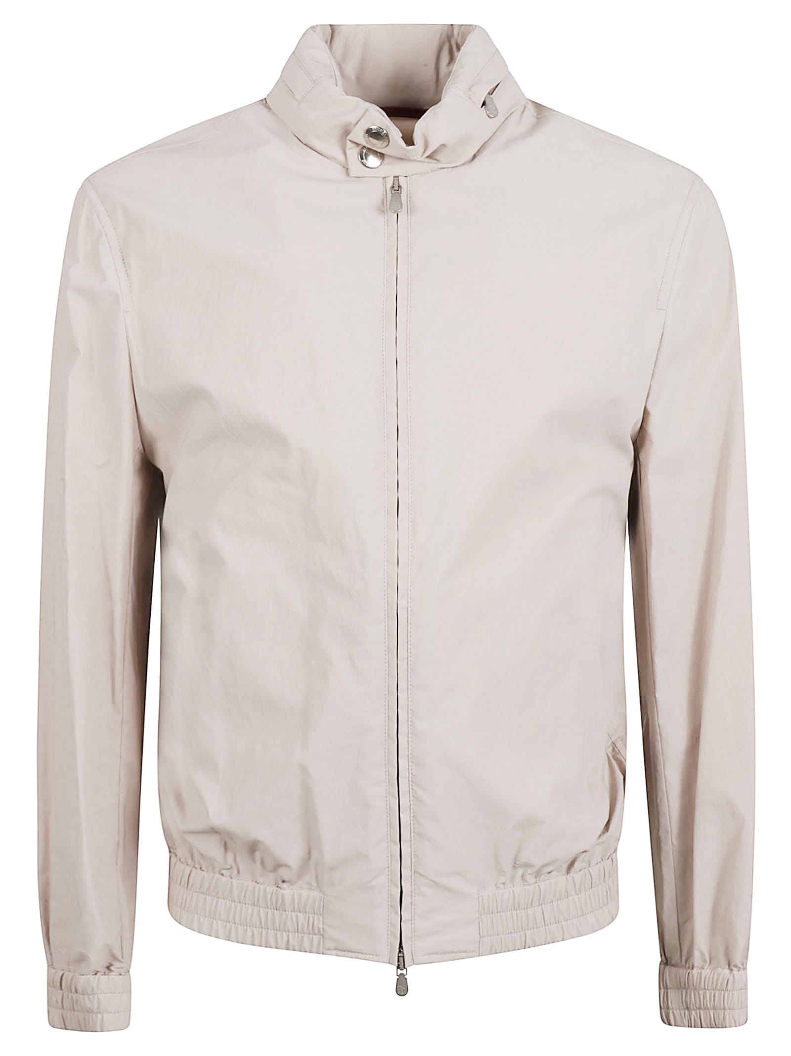 Brunello Cucinelli High-neck Zip Plain Jacket
