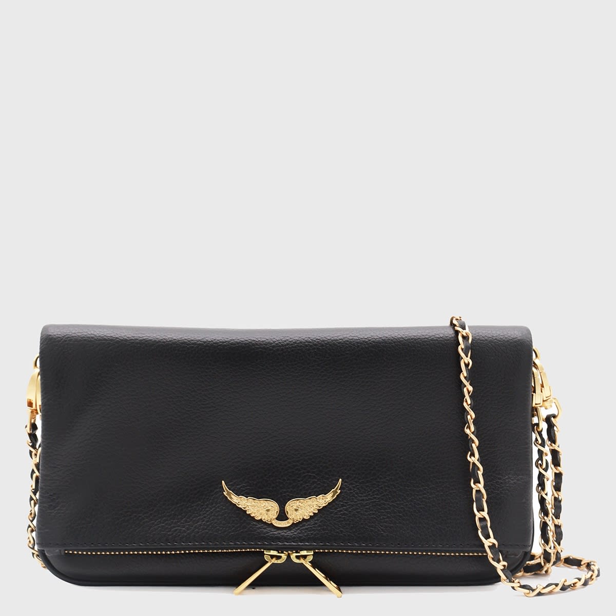Zadig & Voltaire Black Leather Shoulder Bag