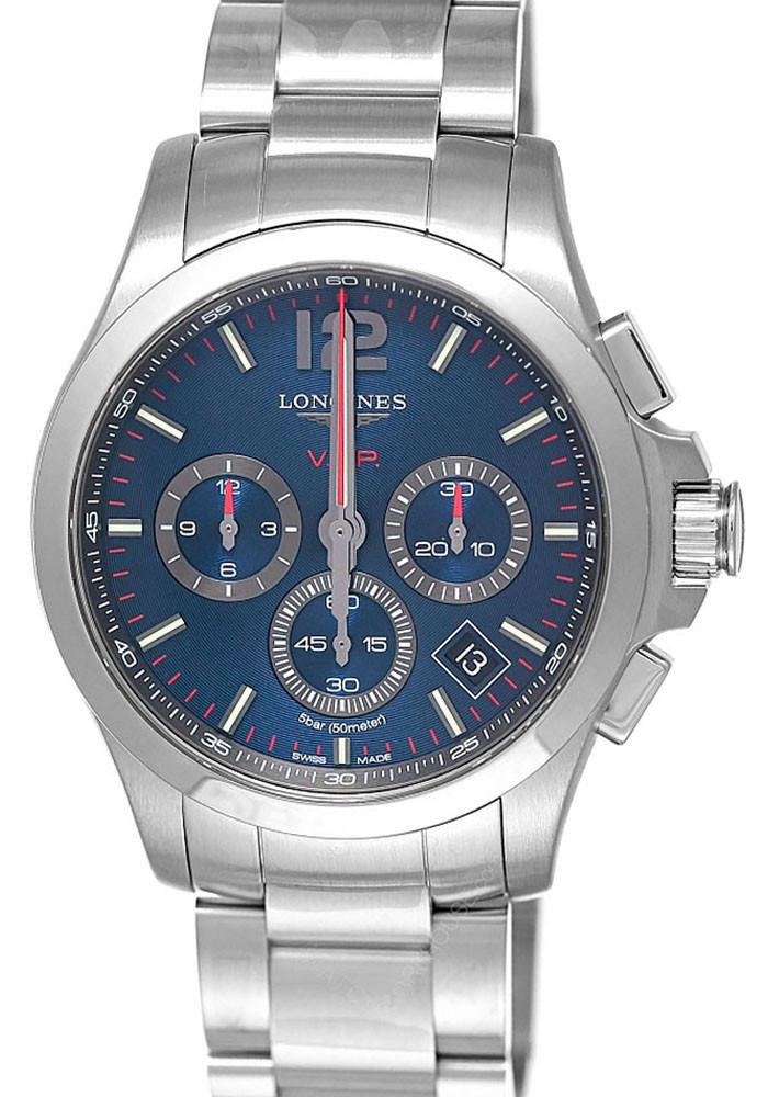 LONGINES V.H.P. Chronograph 42MM Men's Watch L3.717.4.96.6 / L37174966