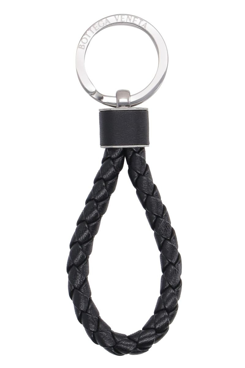 Bottega Veneta Intrecciato Leather Keyring