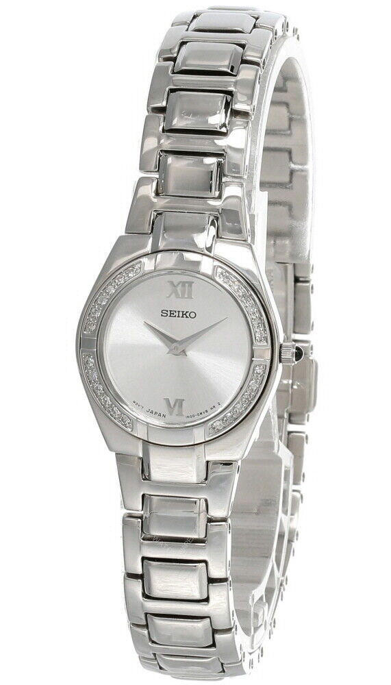 Seiko Silver Dial Stainless Steel Women's Watch SUJF09