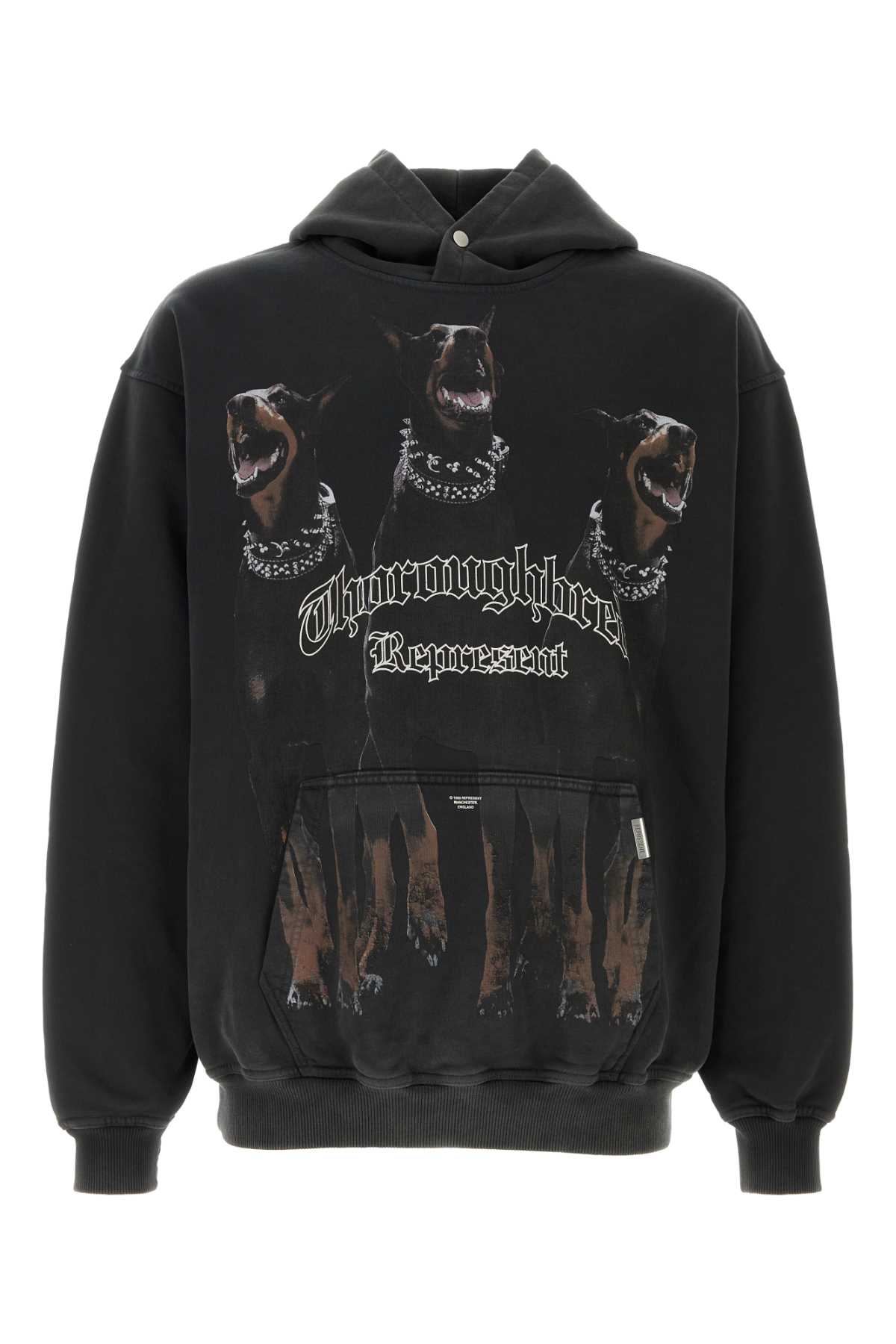 REPRESENT Charcoal Cotton Thoroughbred Sweatshirt