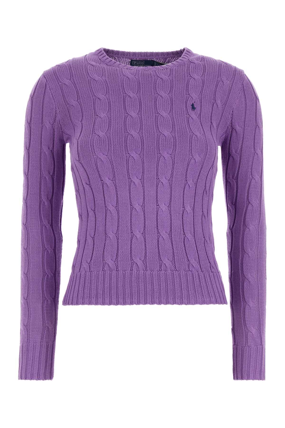 Polo Ralph Lauren Light Purple Cotton Sweater