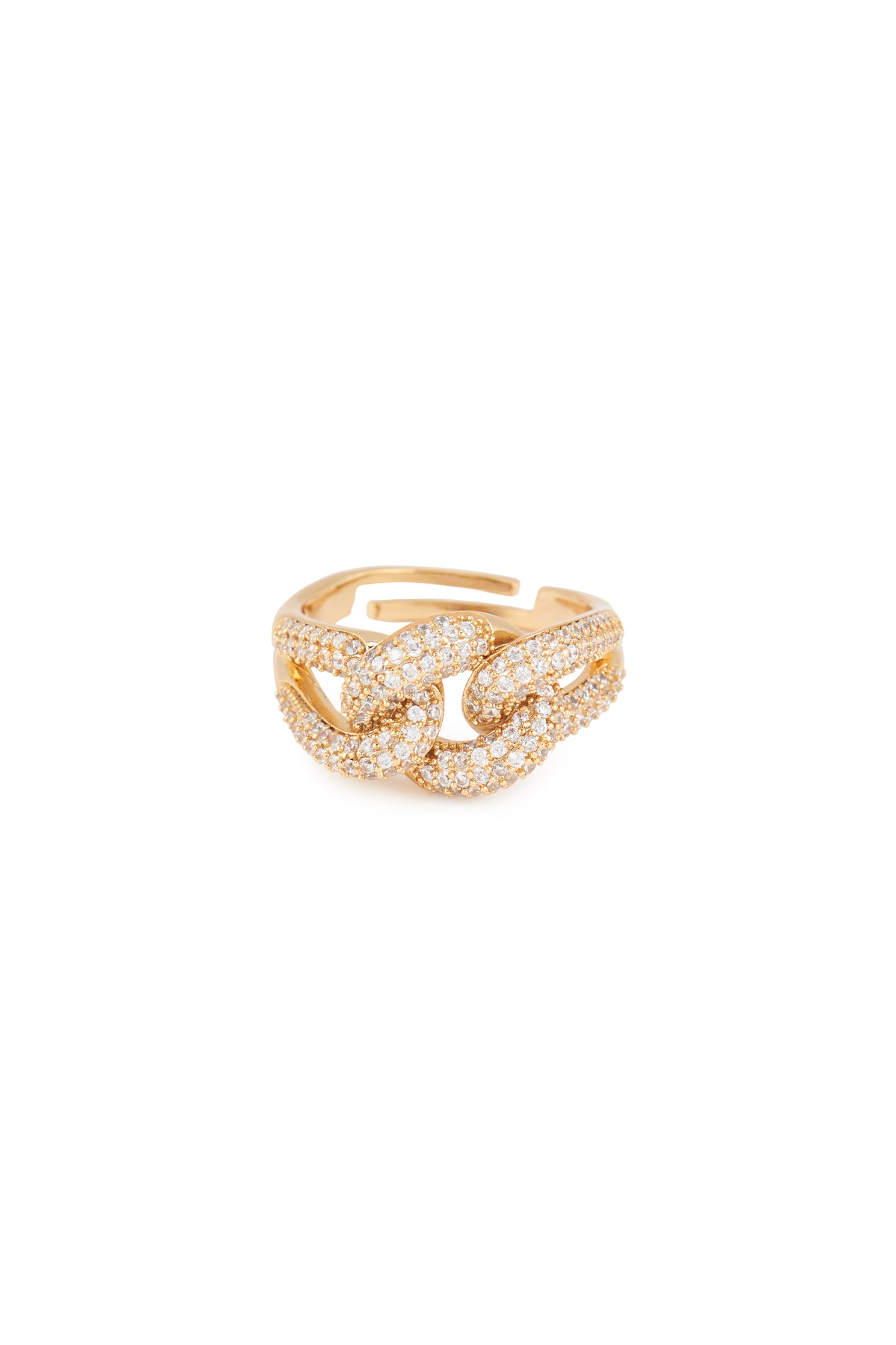 MELUSina BIJOUX Anello Chain Oro