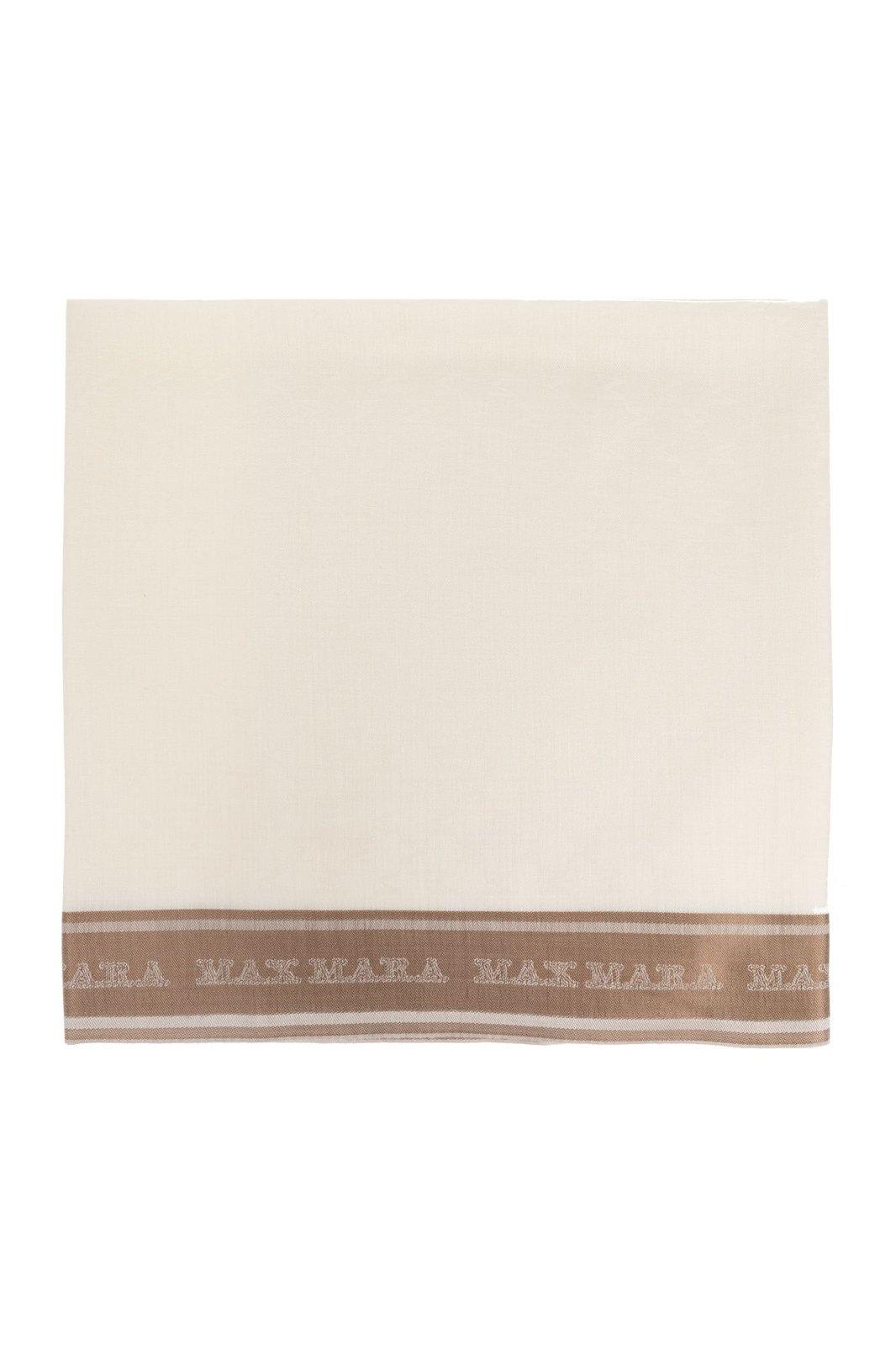 Max Mara Logo Detailed Scarf