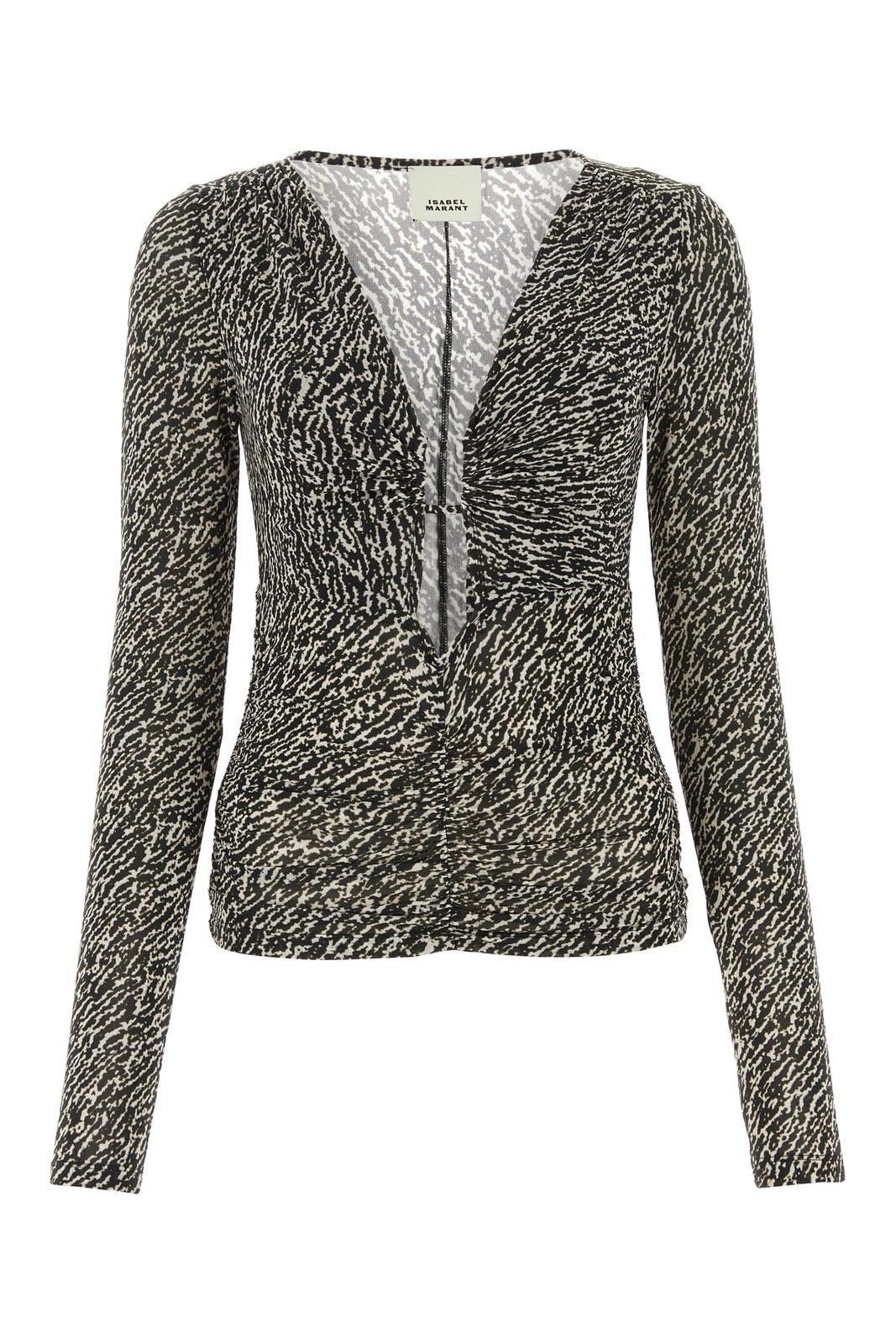 Isabel Marant Laura 抽象印花上衣
