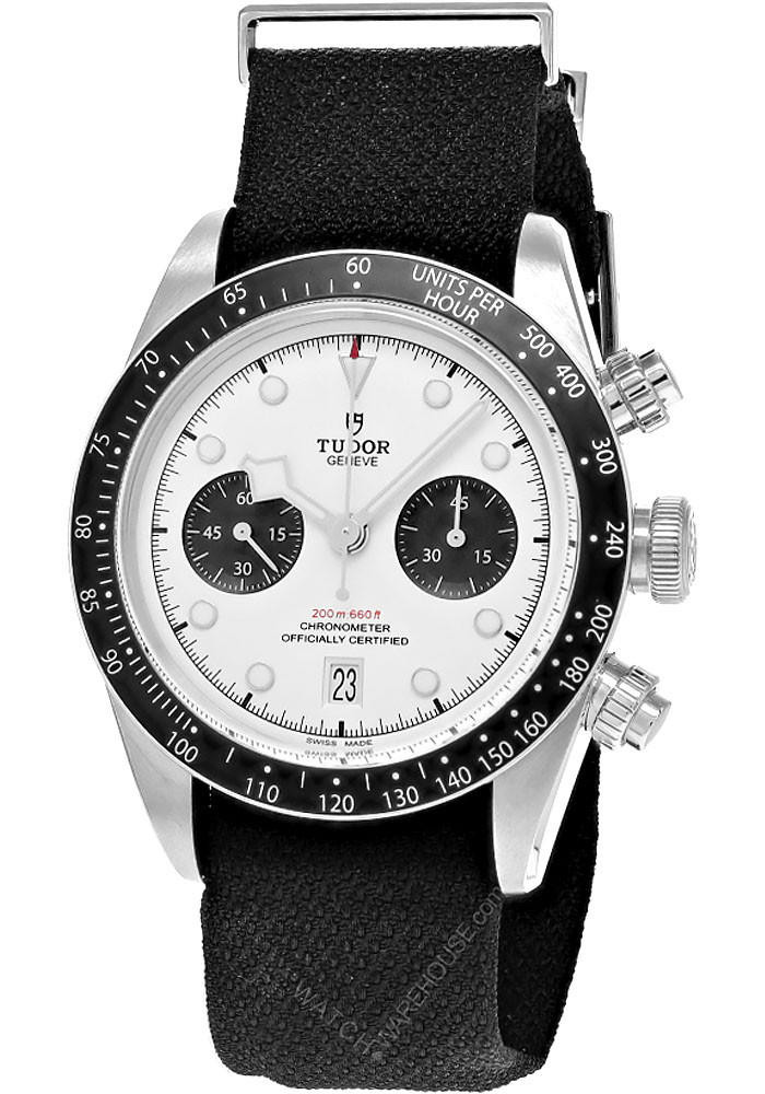TUDOR Black Bay CHRONO AUTO 41MM Fabric Strap Men's Watch M79360N-0008