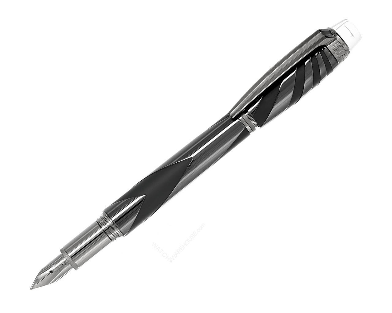 MONTBLANC Starwalker Ceramics Black Fine(F) Nib Fountain Pen 114743