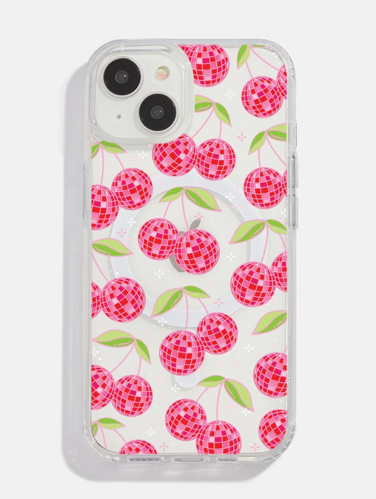 Disco Cherries Red Mag Safe i Phone Case, i Phone 16 Pro Max Case