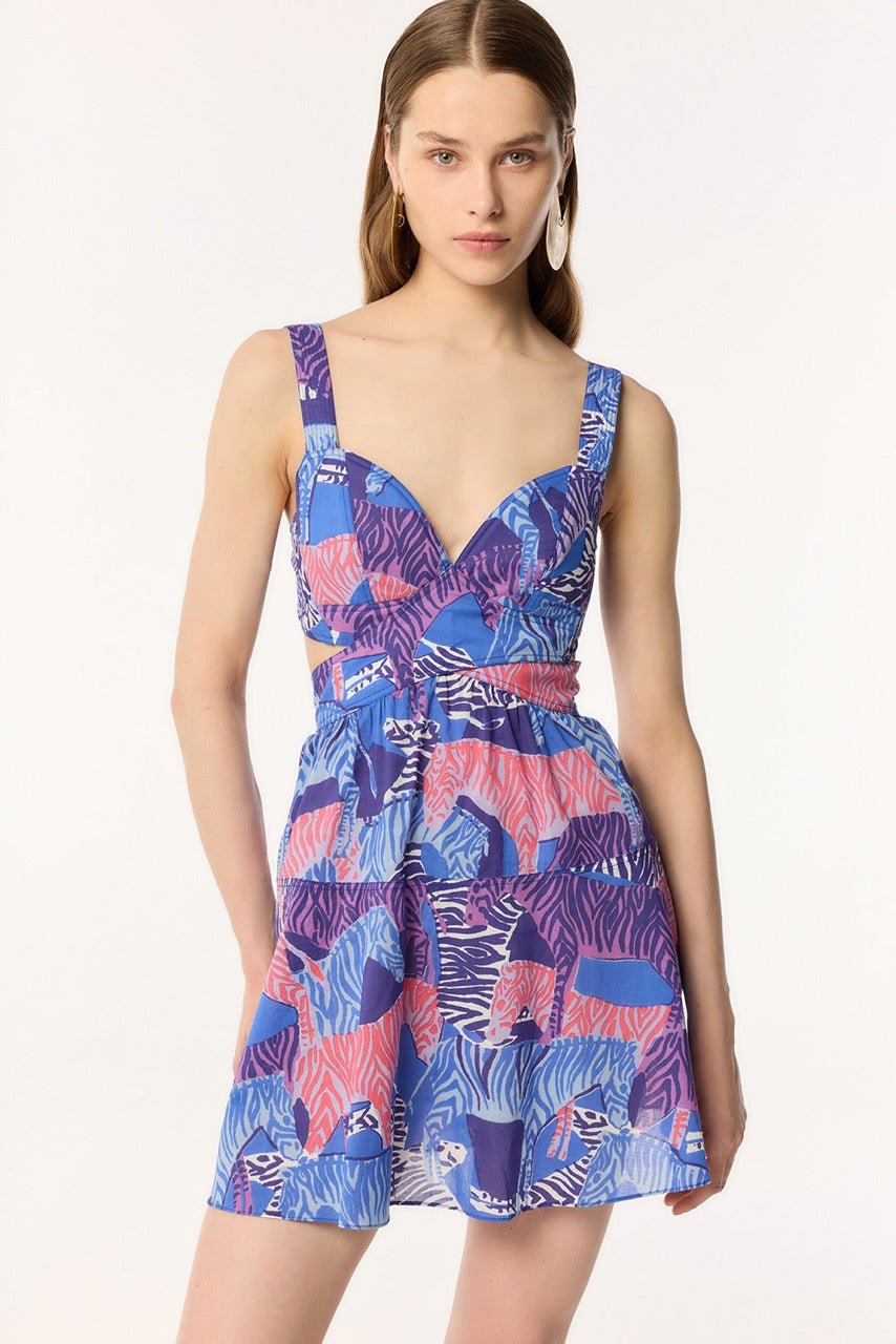 Mini Dress Coco - Blue Ashanti