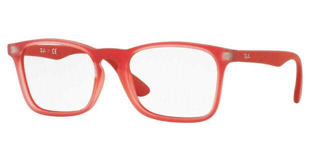 RAY-BAN Squared Red Frame 46MM Kids Eyeglasses RY1553 3669