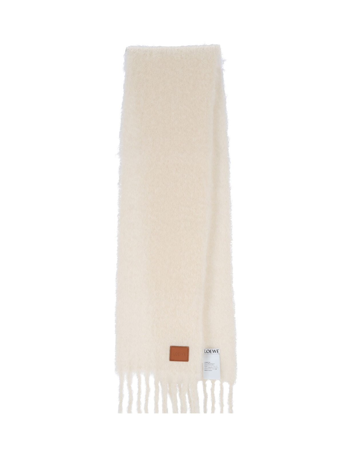 Loewe Wool And Mohair Logo Scarf