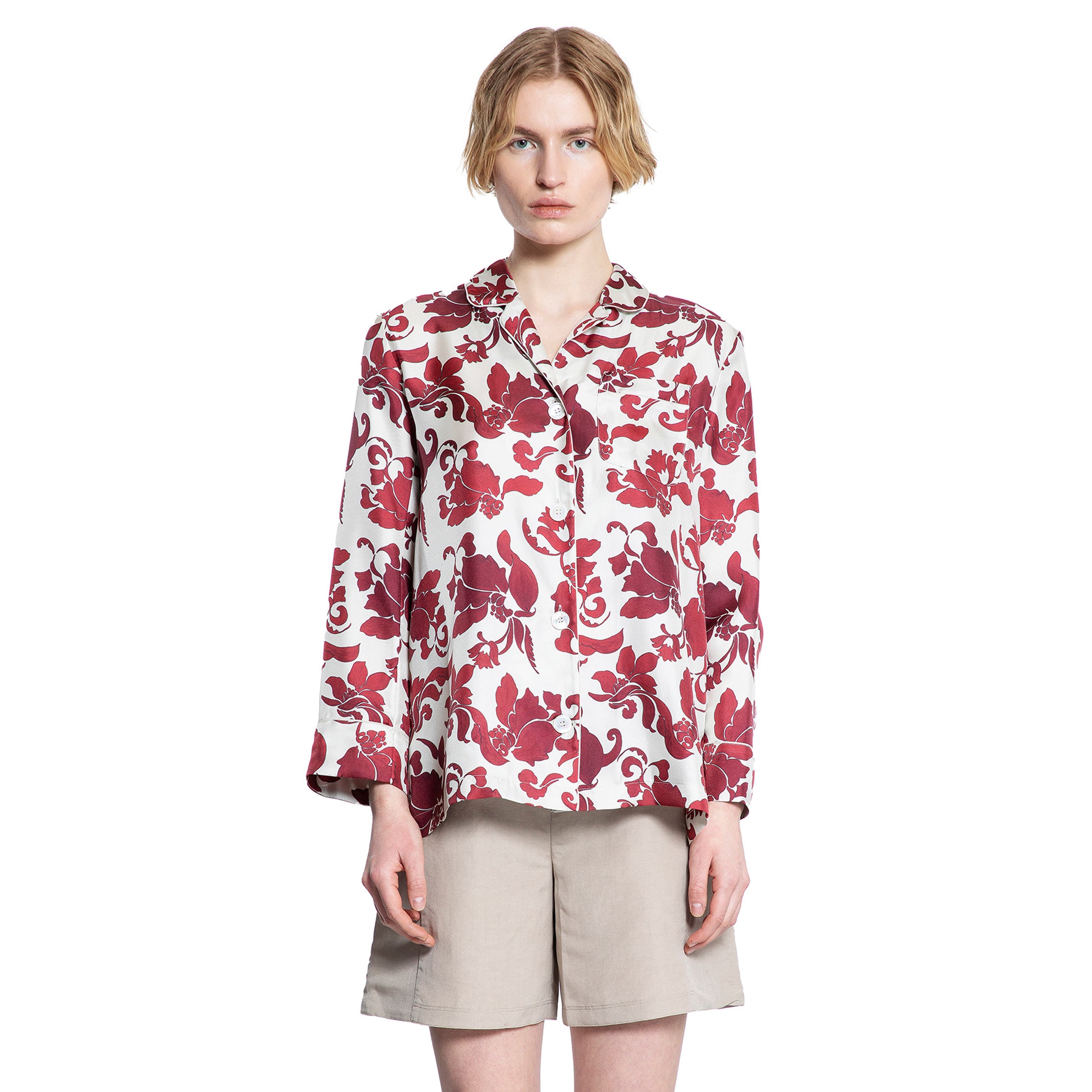 S MAX MARA WOMAN RED SHIRTS