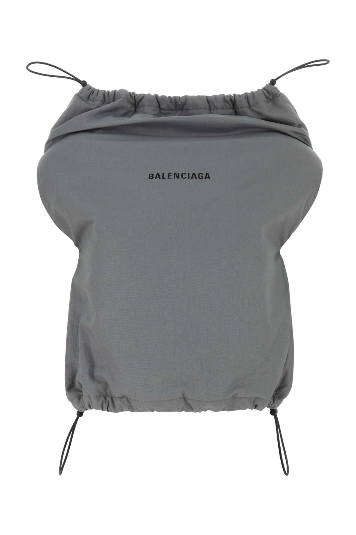 Balenciaga 灰色棉质鞋袋（顶部款）