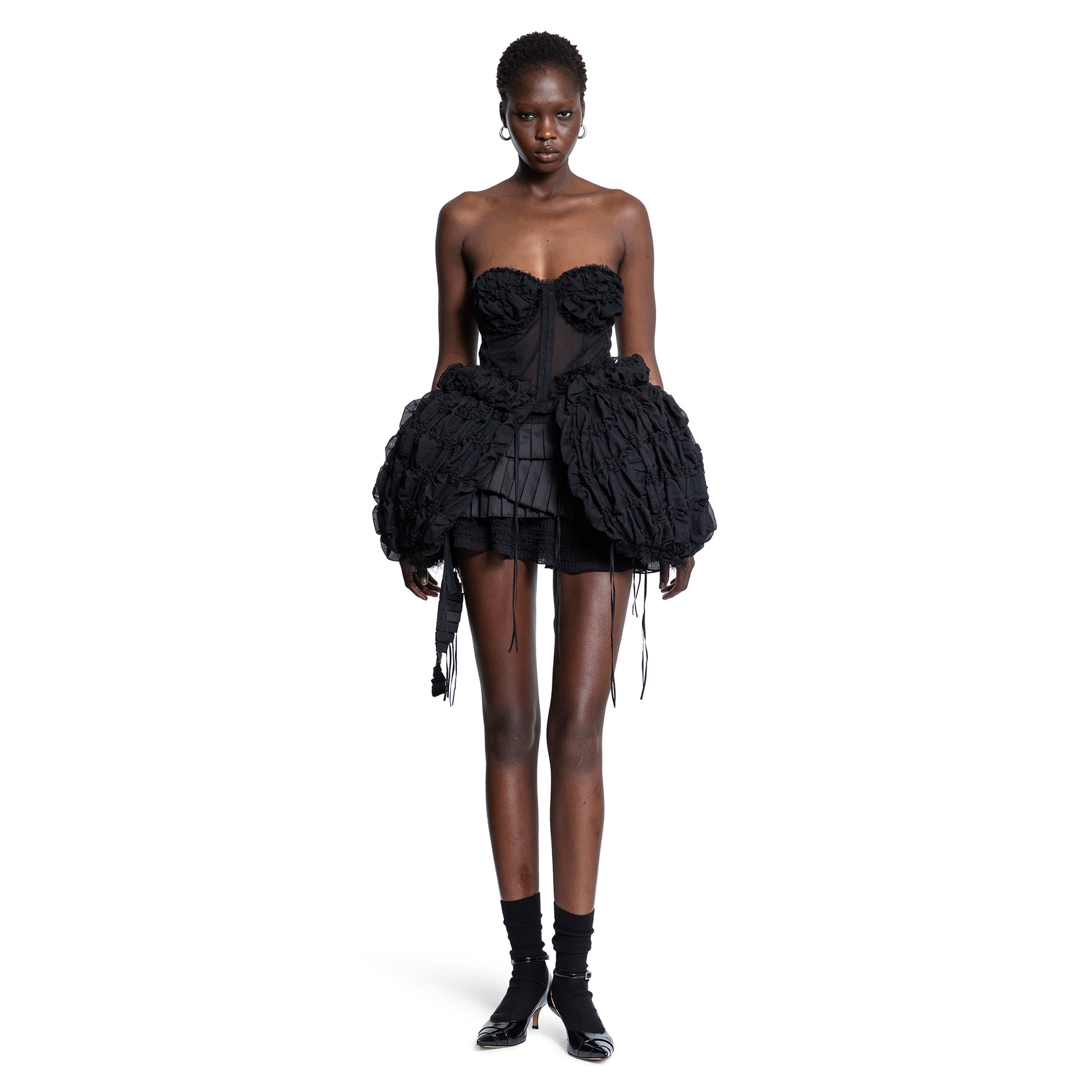 ROKH WOMAN BLACK TOPS