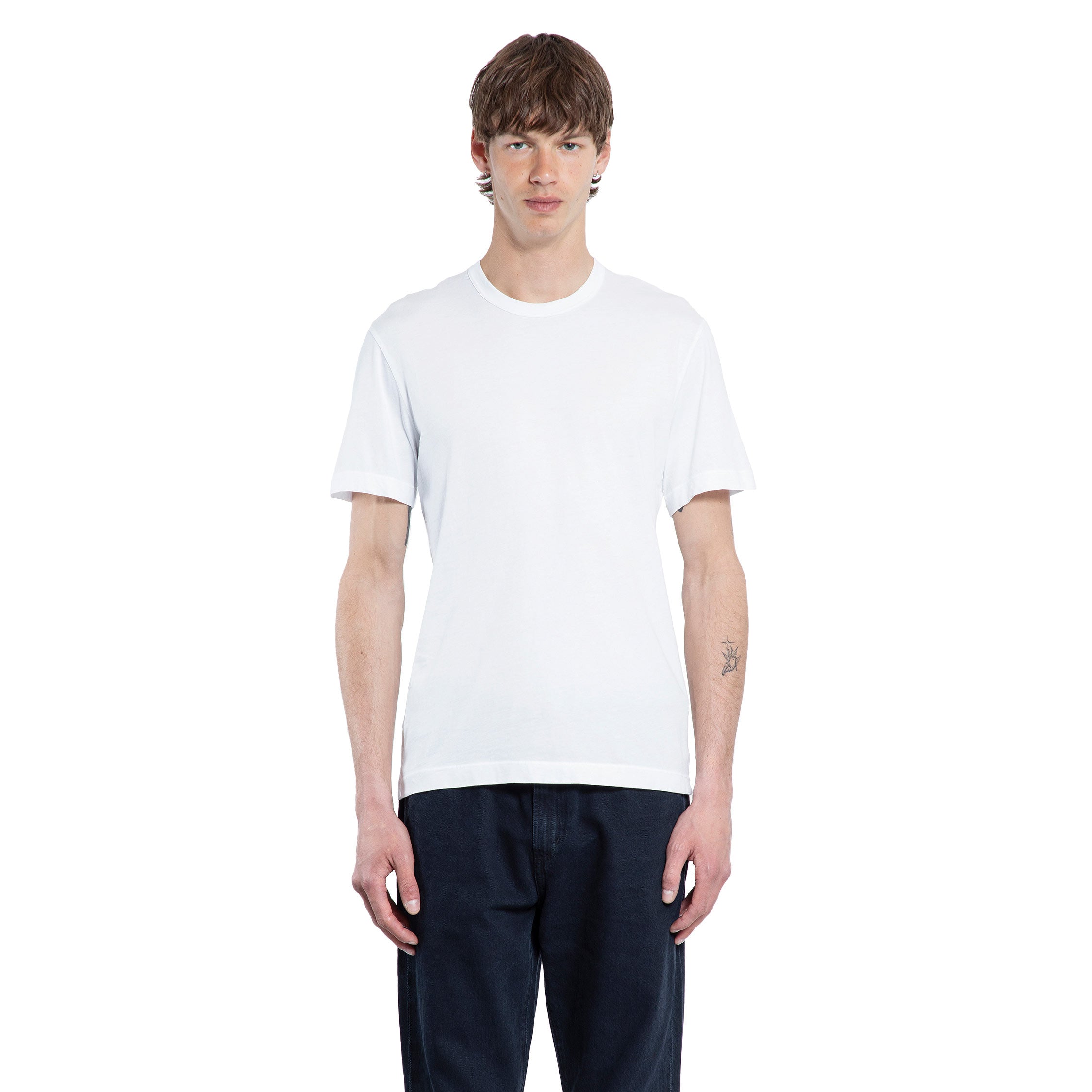 JAMES PERSE MAN WHITE T-SHIRTS & TANK TOPS