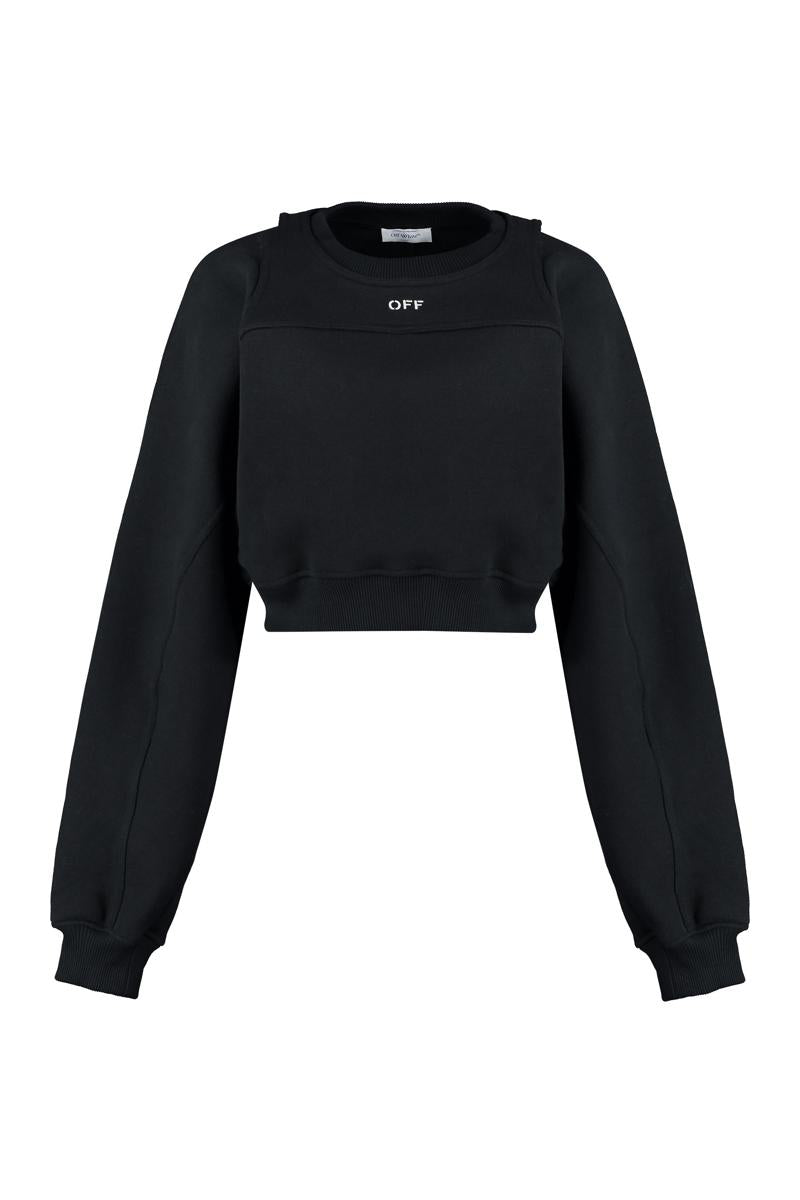 Off-White Logo细节棉质卫衣