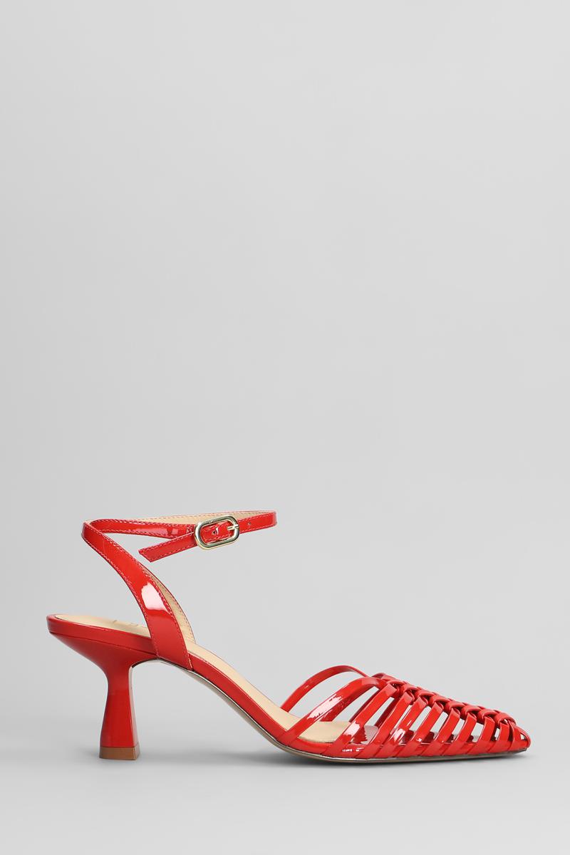 Gold & Rouge Daisy Pumps