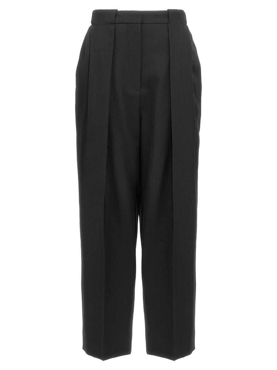 Balmain 粒面皮革裤