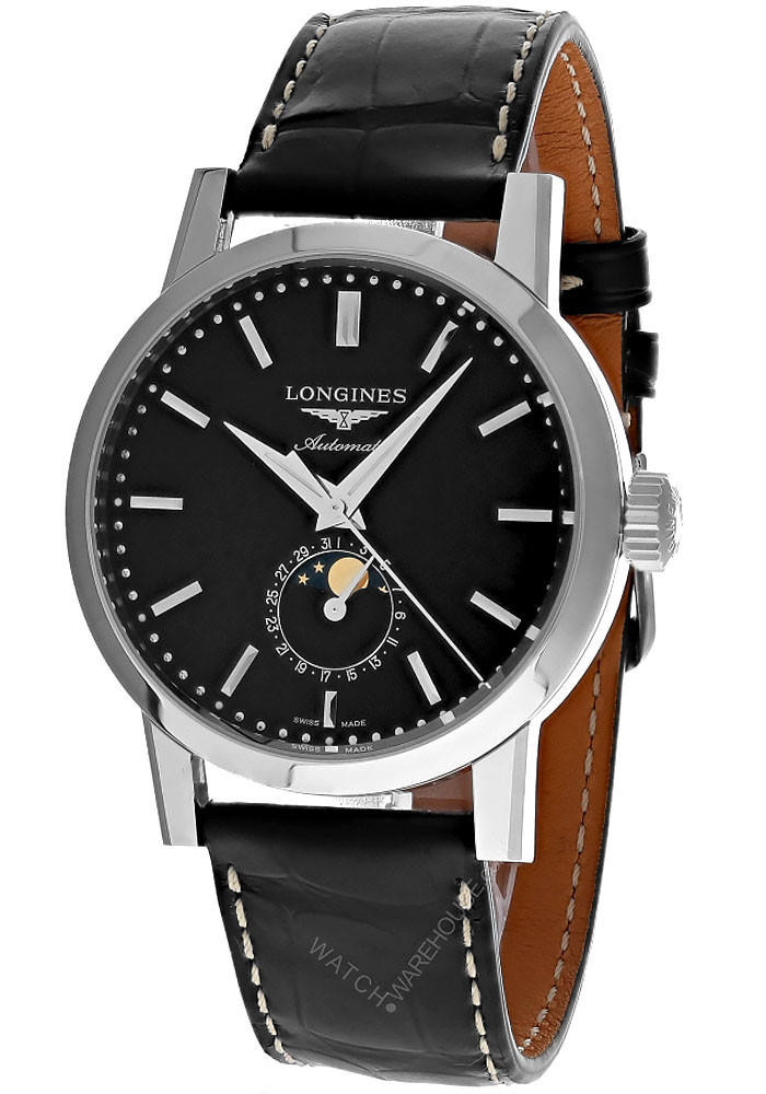 LONGINES Heritage Classic 40MM AUTO Black Dial Men's Watch L4.826.4.52.0 / L48264520