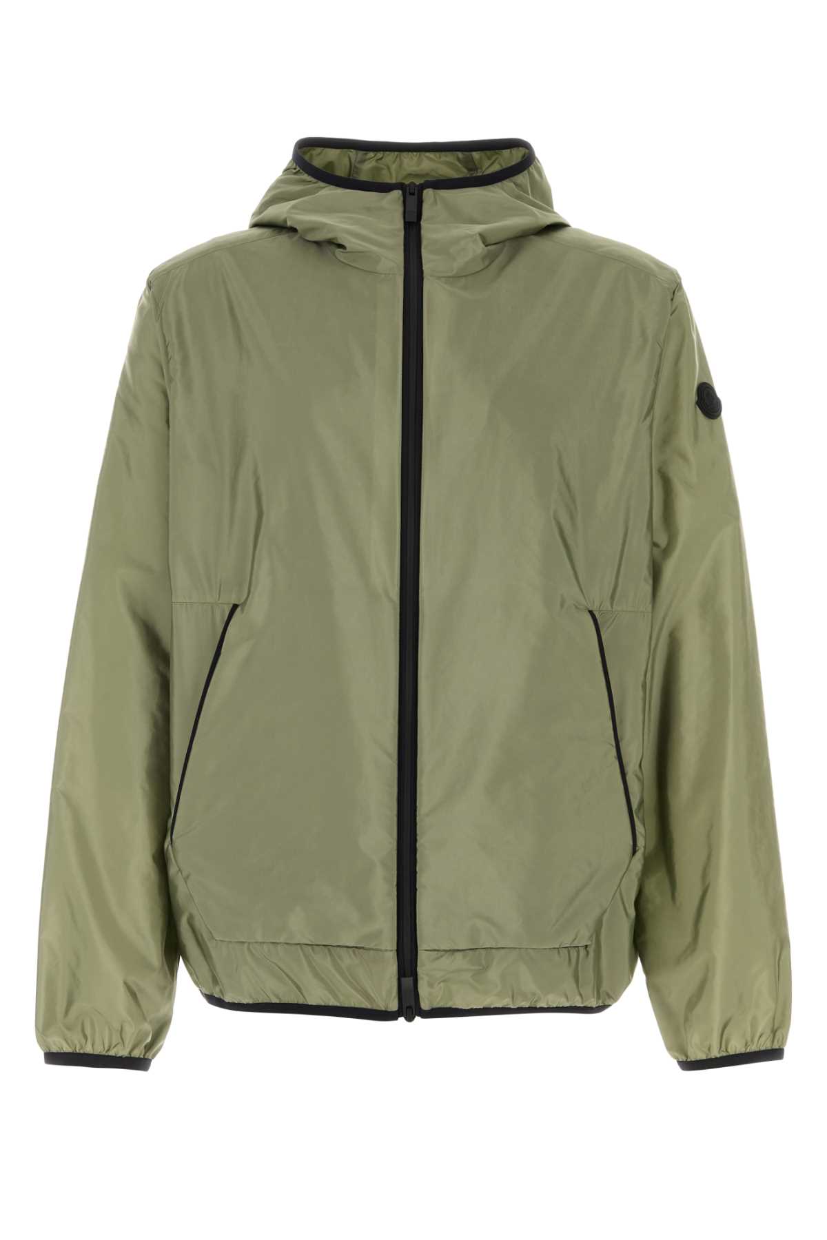 Moncler 鼠尾草绿尼龙Granier夹克