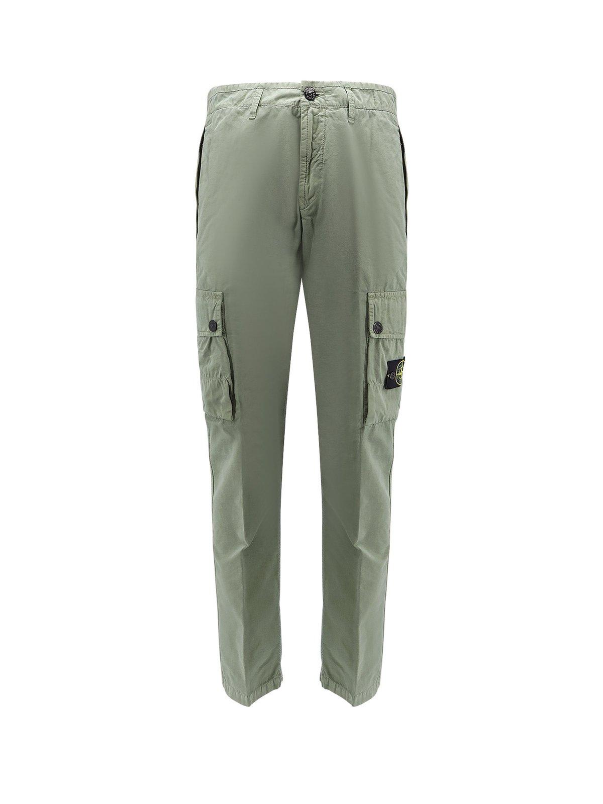 Stone Island Brushed Old Effect Slim Fit Cargo Trousers