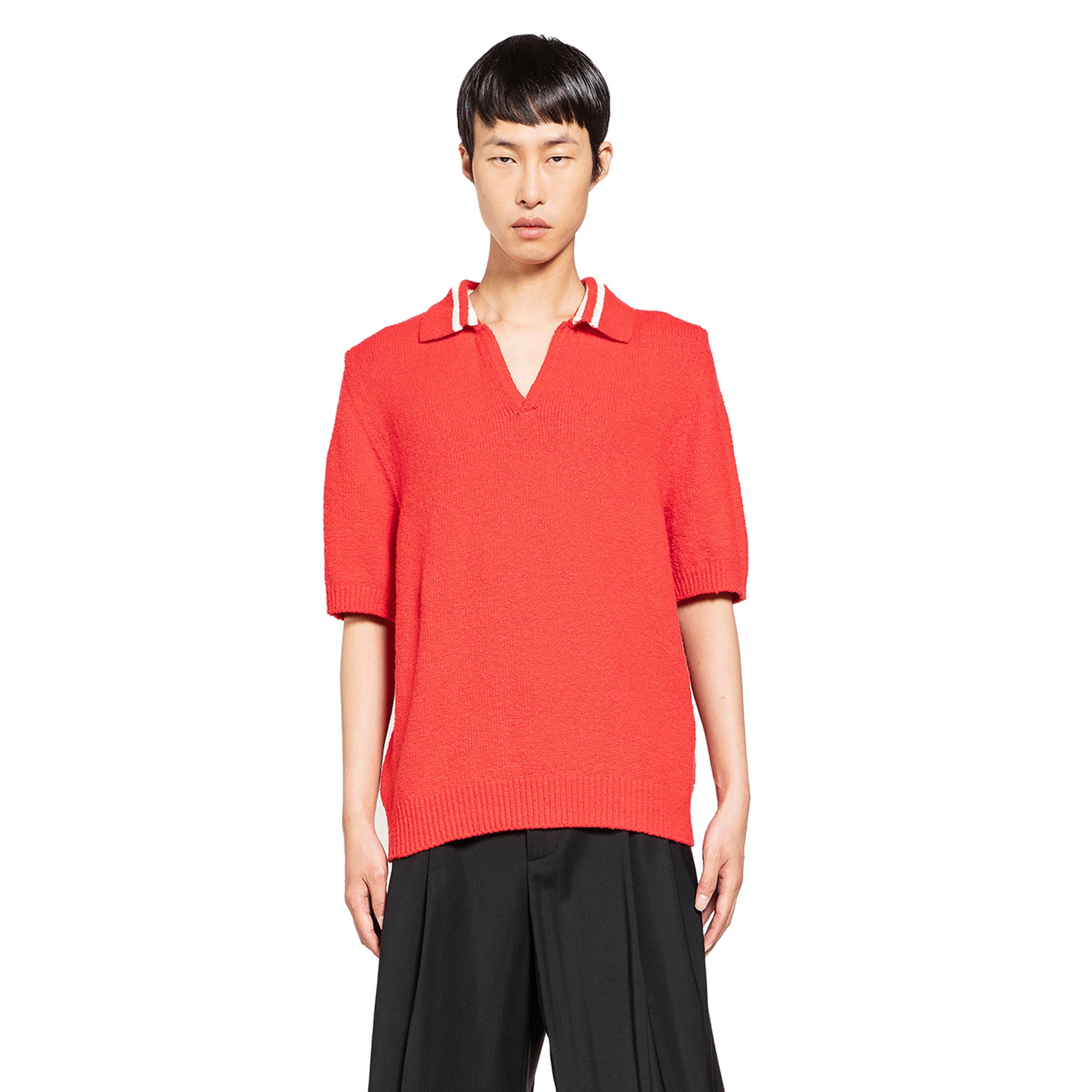 LANEUS MAN RED T-SHIRTS & TANK TOPS