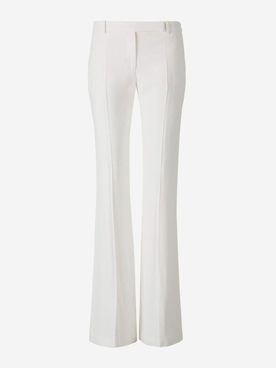 Alexander McQueen 粘胶正式裤子