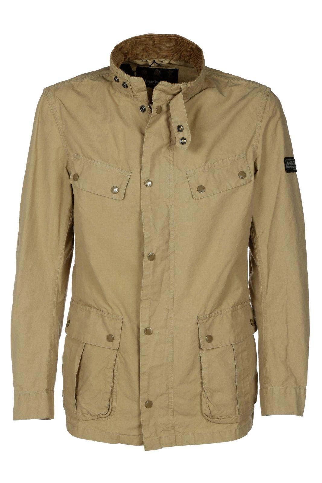 Barbour logo贴布长袖夹克