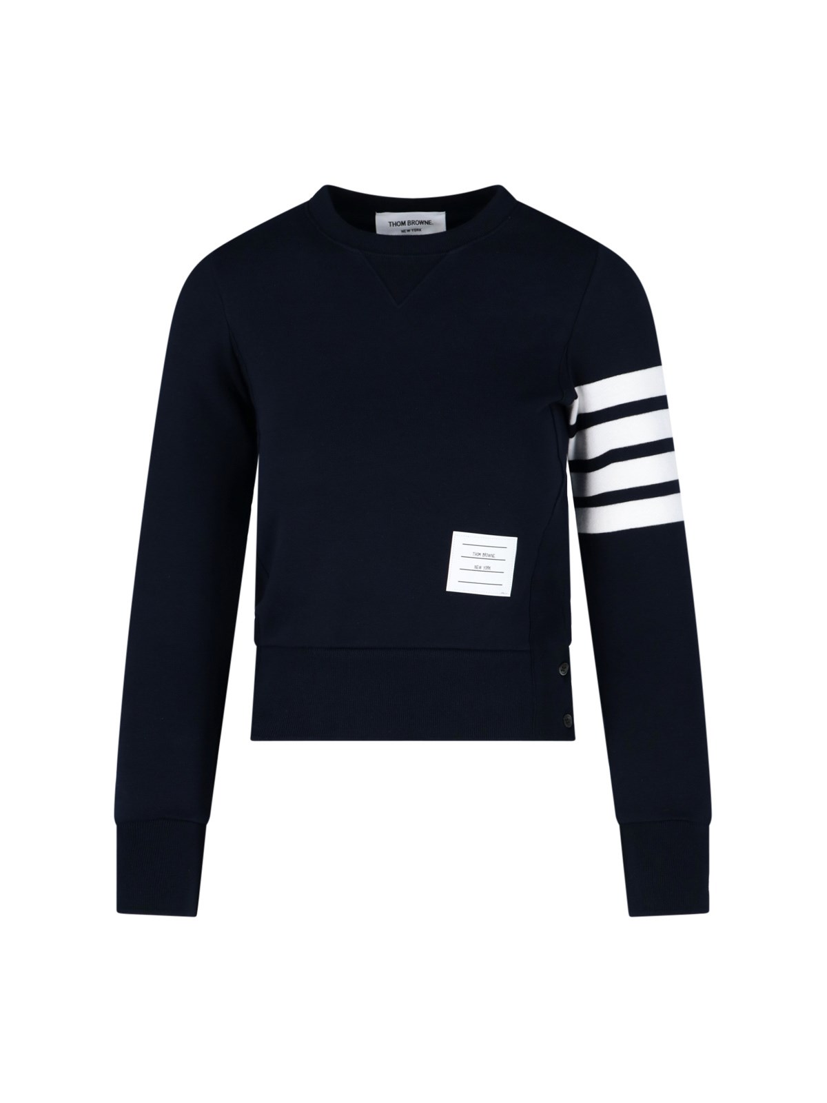 Thom Browne 4-Bar Crewneck Sweatshirt