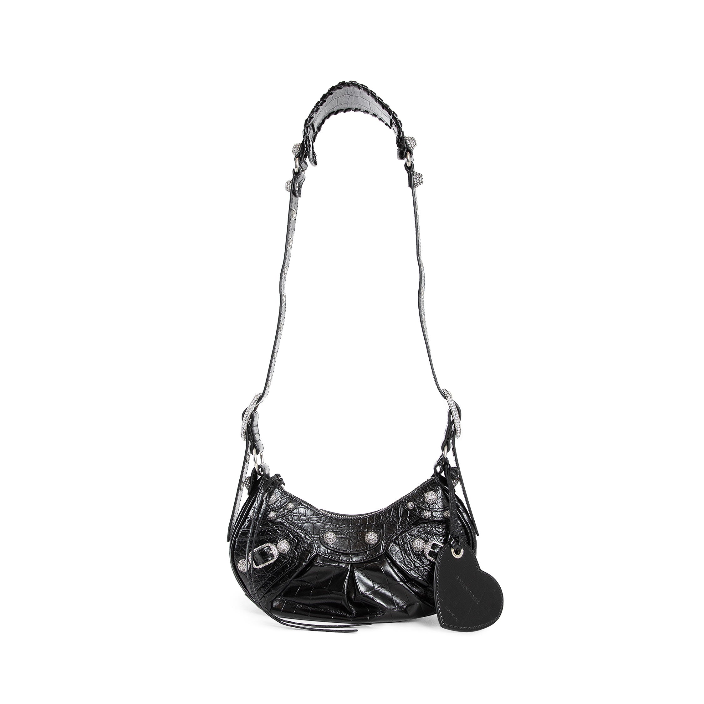 BALENCIAGA WOMAN BLACK CROSSBODY BAGS