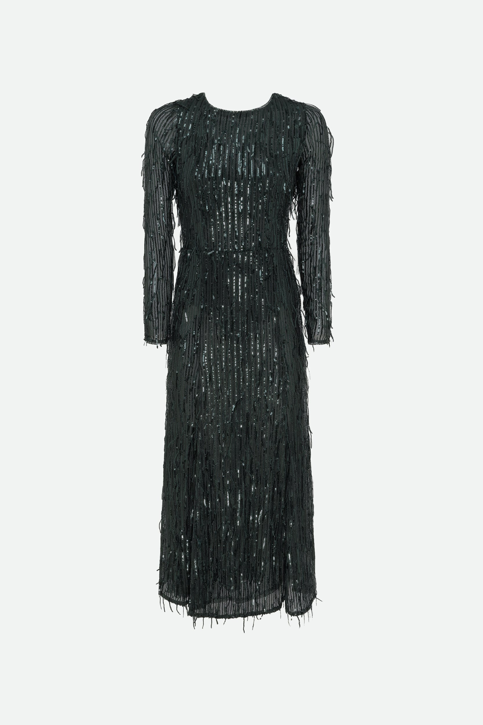 Guess Abito Lungo Paillettes Nero