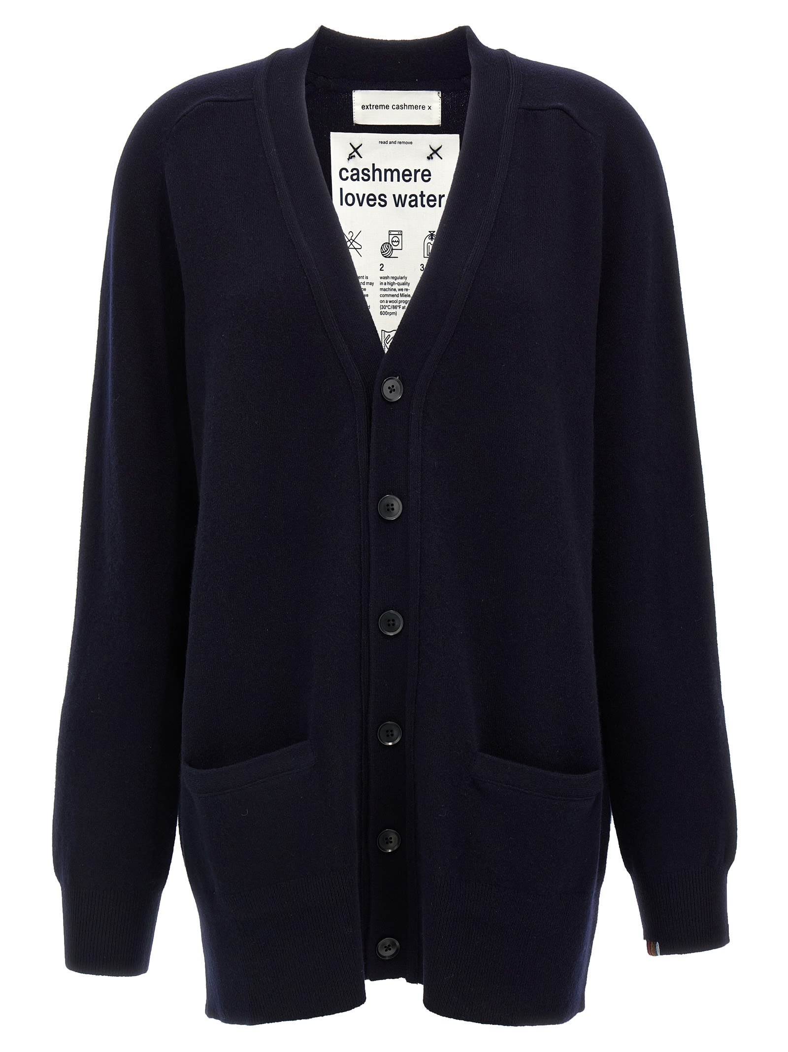 Extreme Cashmere 117 Navy Cardigan