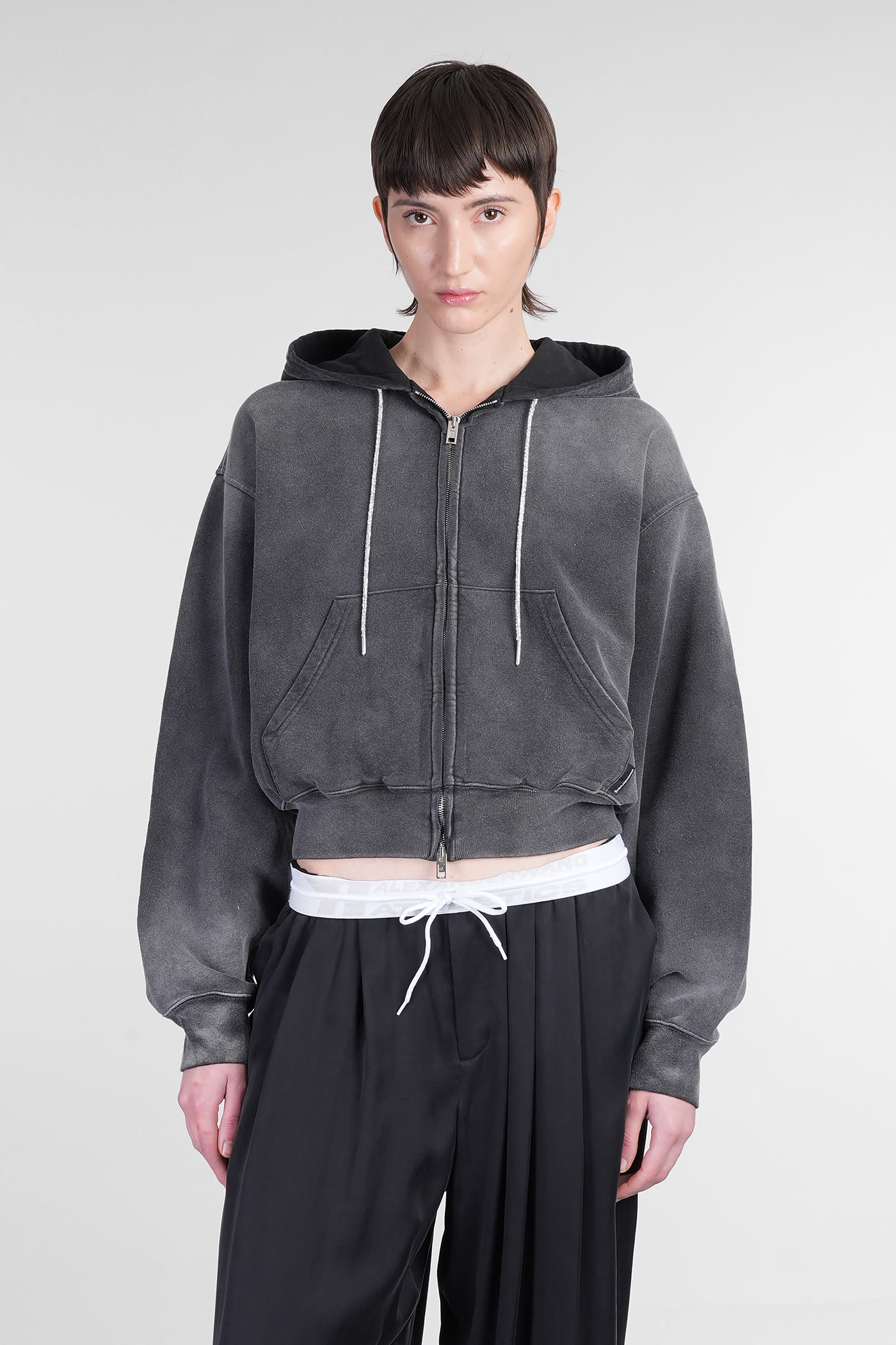 Alexander Wang 灰色棉质卫衣