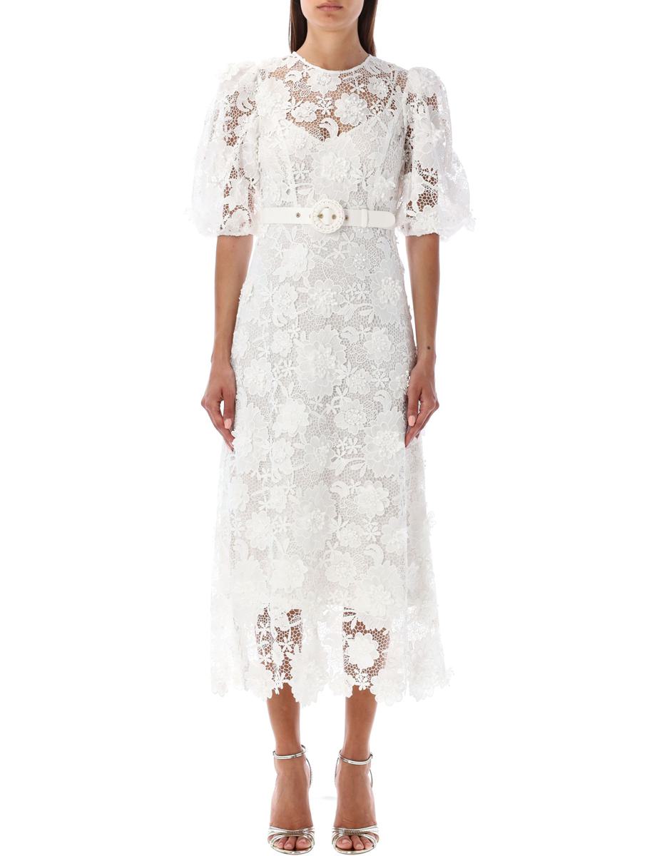 Zimmermann Lace Flower Wedding Dress