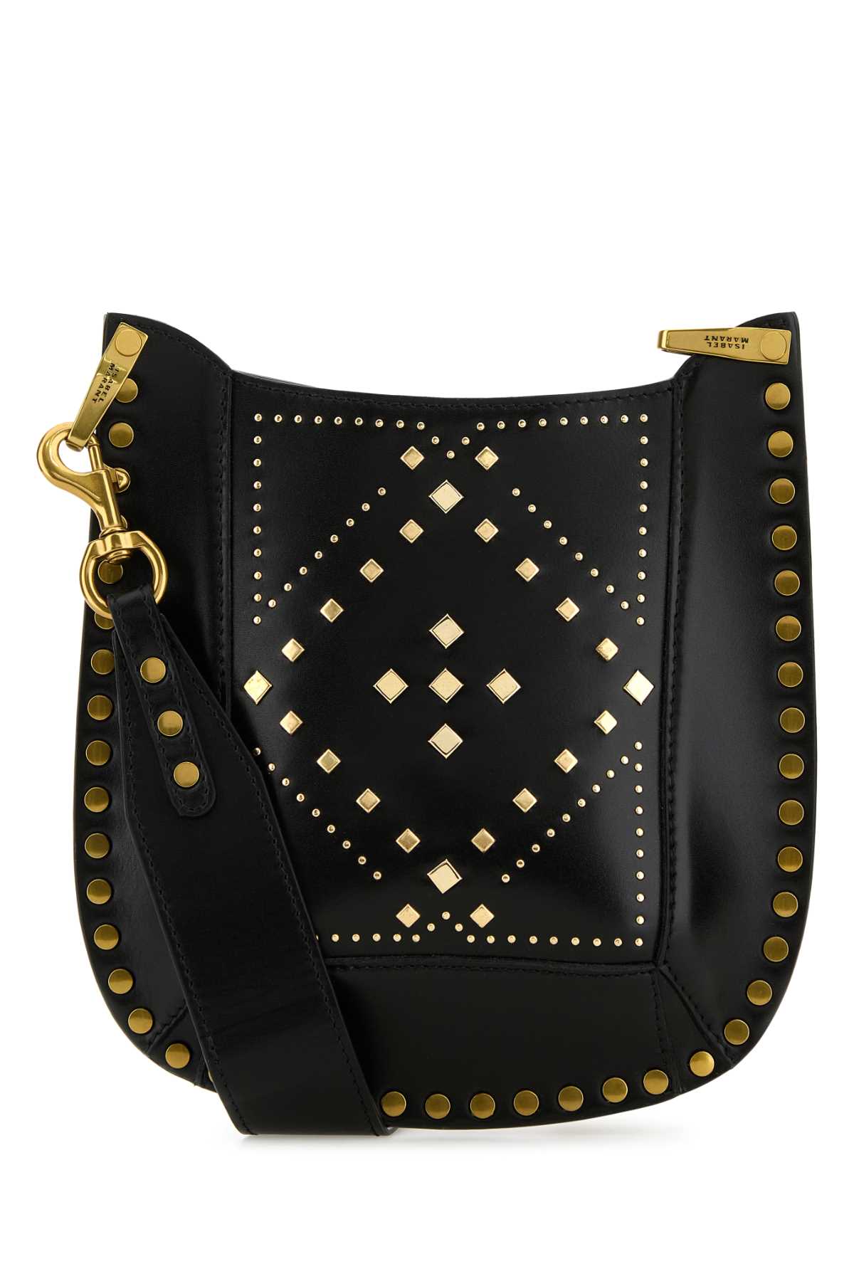 Isabel Marant 黑色皮革 Nasko 单肩包
