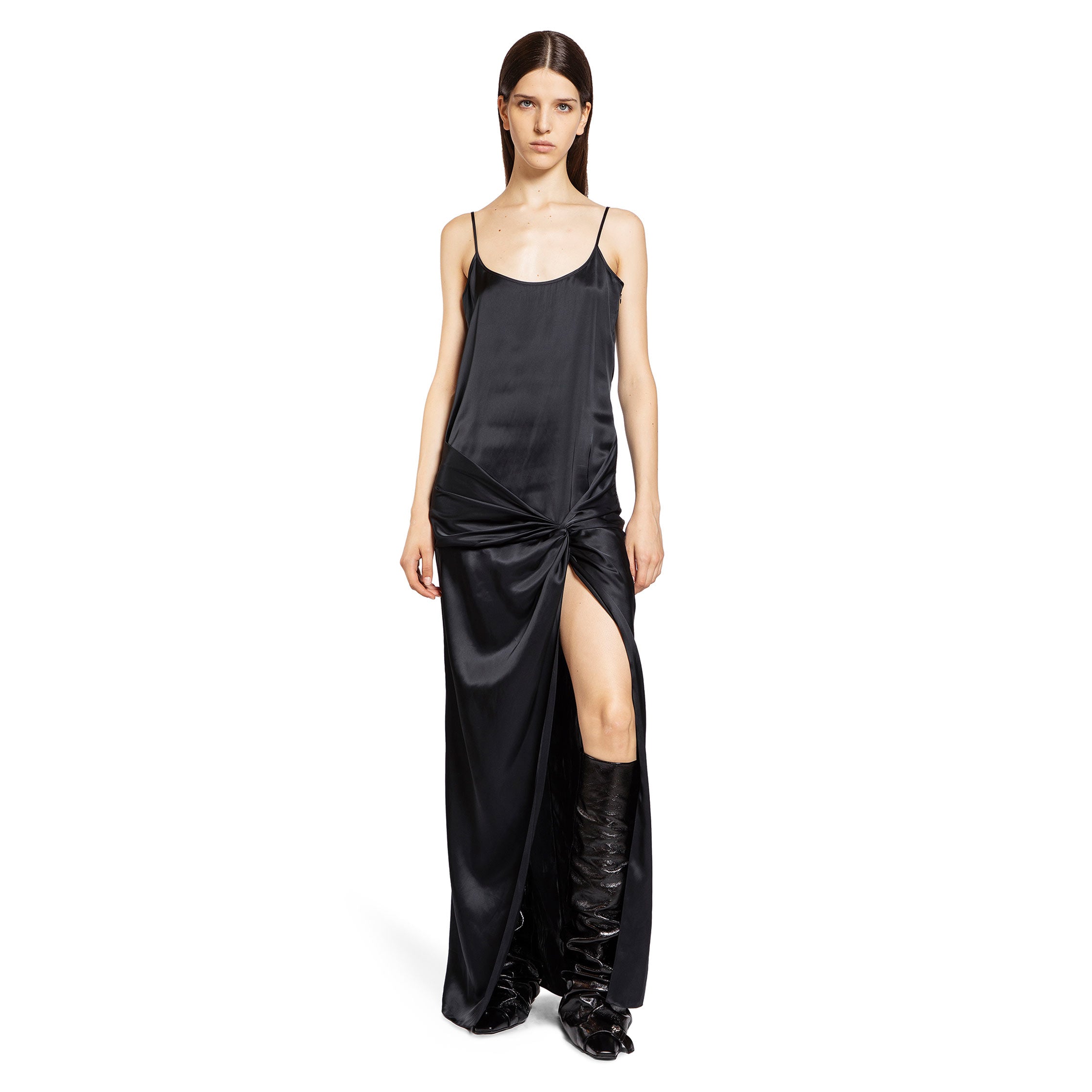THE ATTICO WOMAN BLACK DRESSES