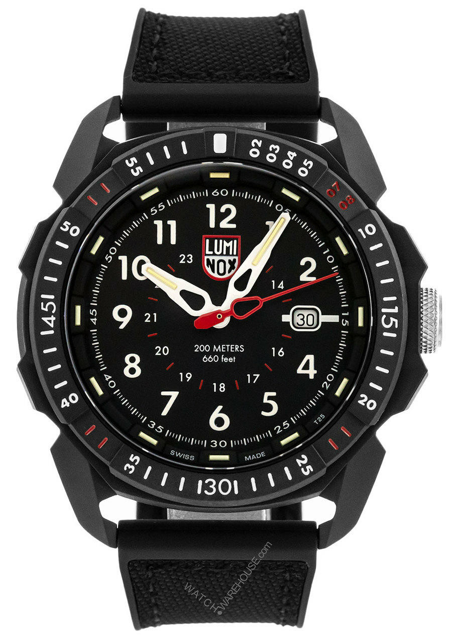 LUMINOX ICE SAR Artic Black Dial 46MM Quartz Men's Watch XL.1001