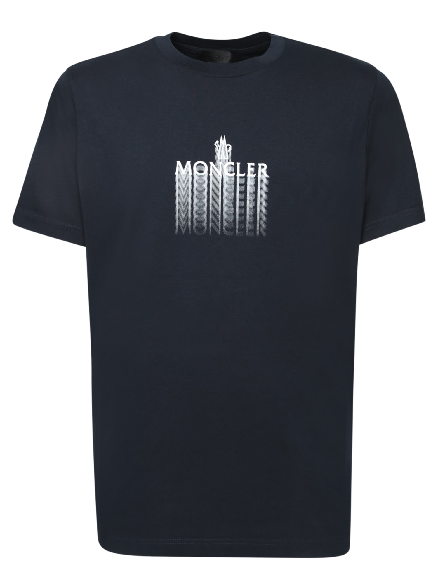 Moncler 午夜蓝棉T恤