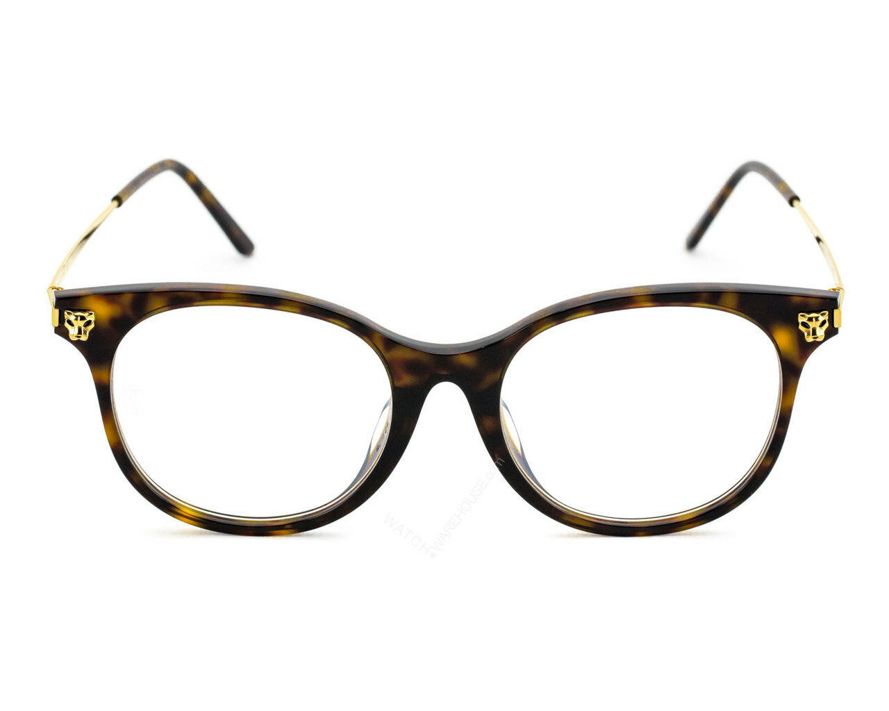 Cartier Panthère Havana Acetate Pantos Optical Eyewear CT0031OA-002